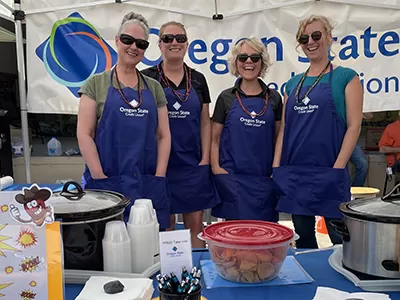 Chili cook off team Oregon State Credit Union